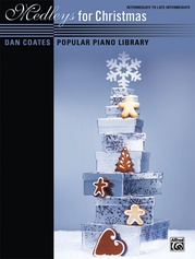 Dan Coates Popular Piano Library: Medleys for Christmas