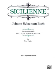 Sicilienne - Piano Duo (2 Pianos, 4 Hands)
