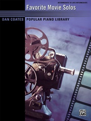 Dan Coates Popular Piano Library: Favorite Movie Solos