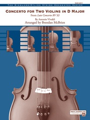Concerto for Two Violins in D Major: Piano Accompaniment