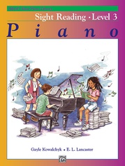 Alfred's Basic Piano Library: Sight Reading Book 3