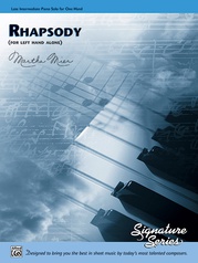 Rhapsody (for left hand alone) - Piano Solo