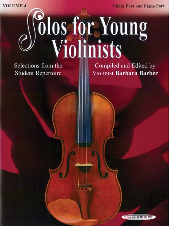 Solos for Young Violinists Violin Part and Piano Acc., Volume 4