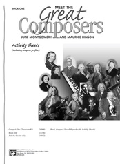 Meet the Great Composers: Activity Sheets, Book 1