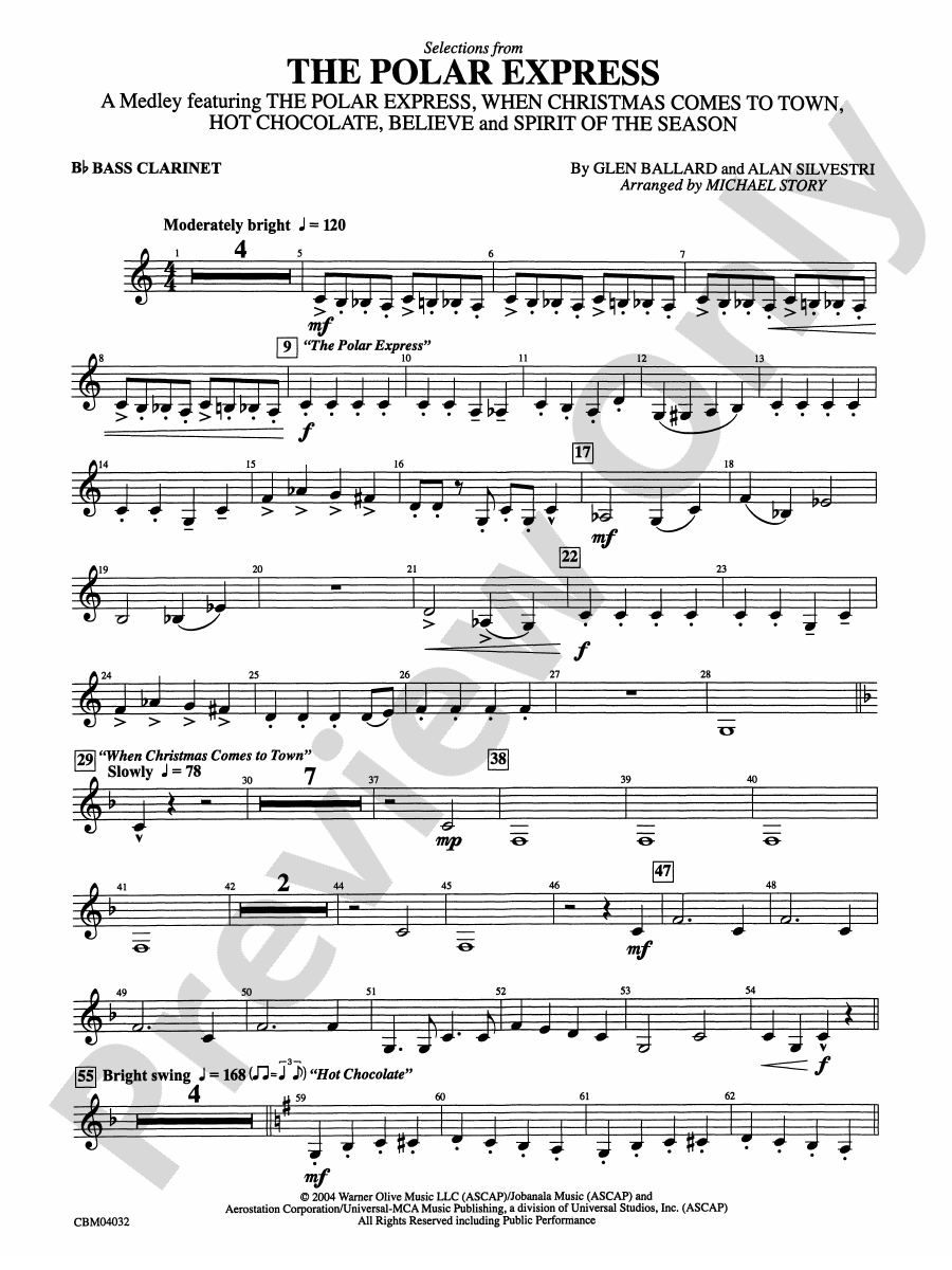 The Polar Express, Selections from Bflat Bass Bflat Bass