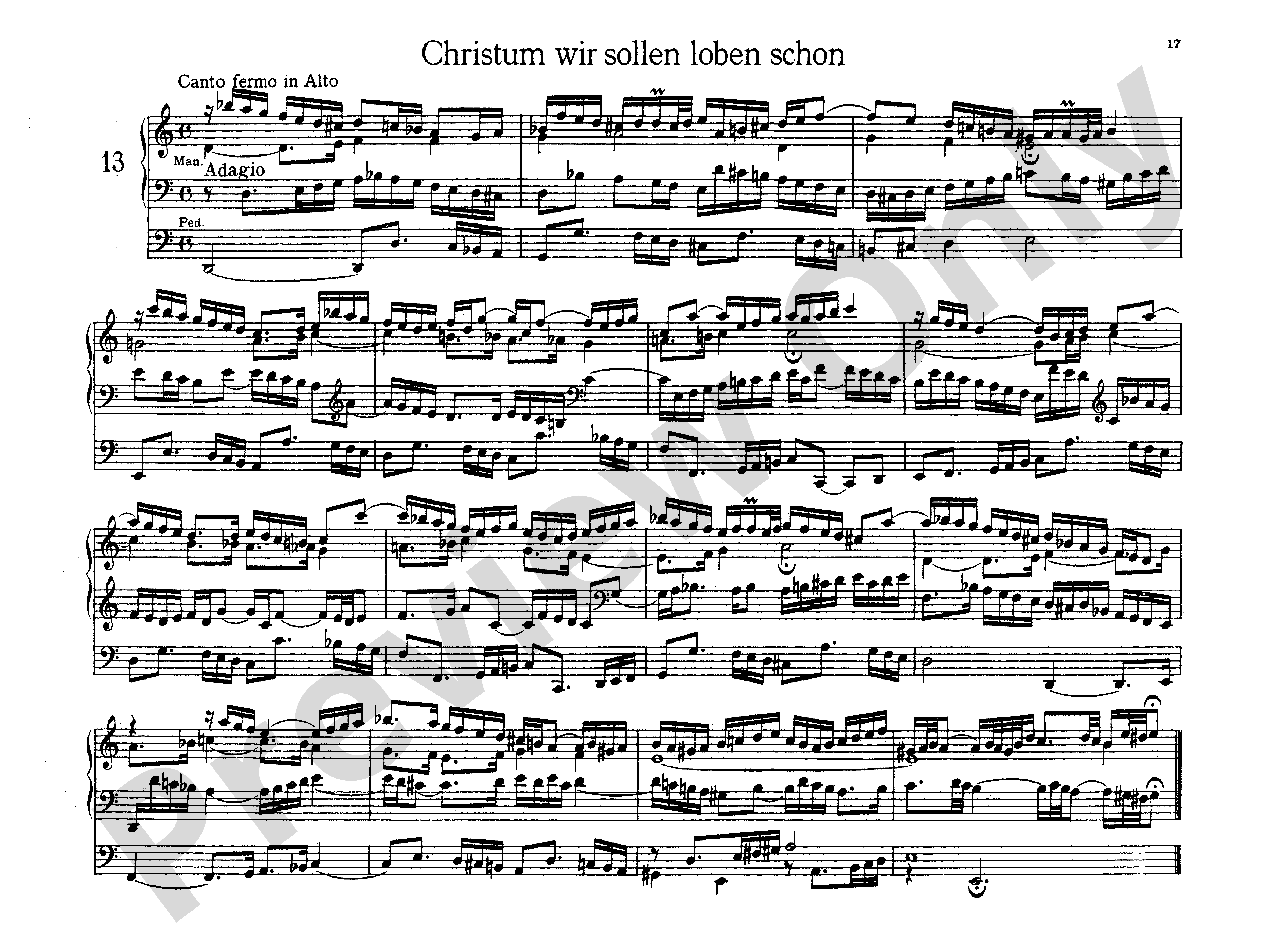 Bach: Organbook (Orgelbuchlein): 13. Christum Wir Sollen Loben Schon ...