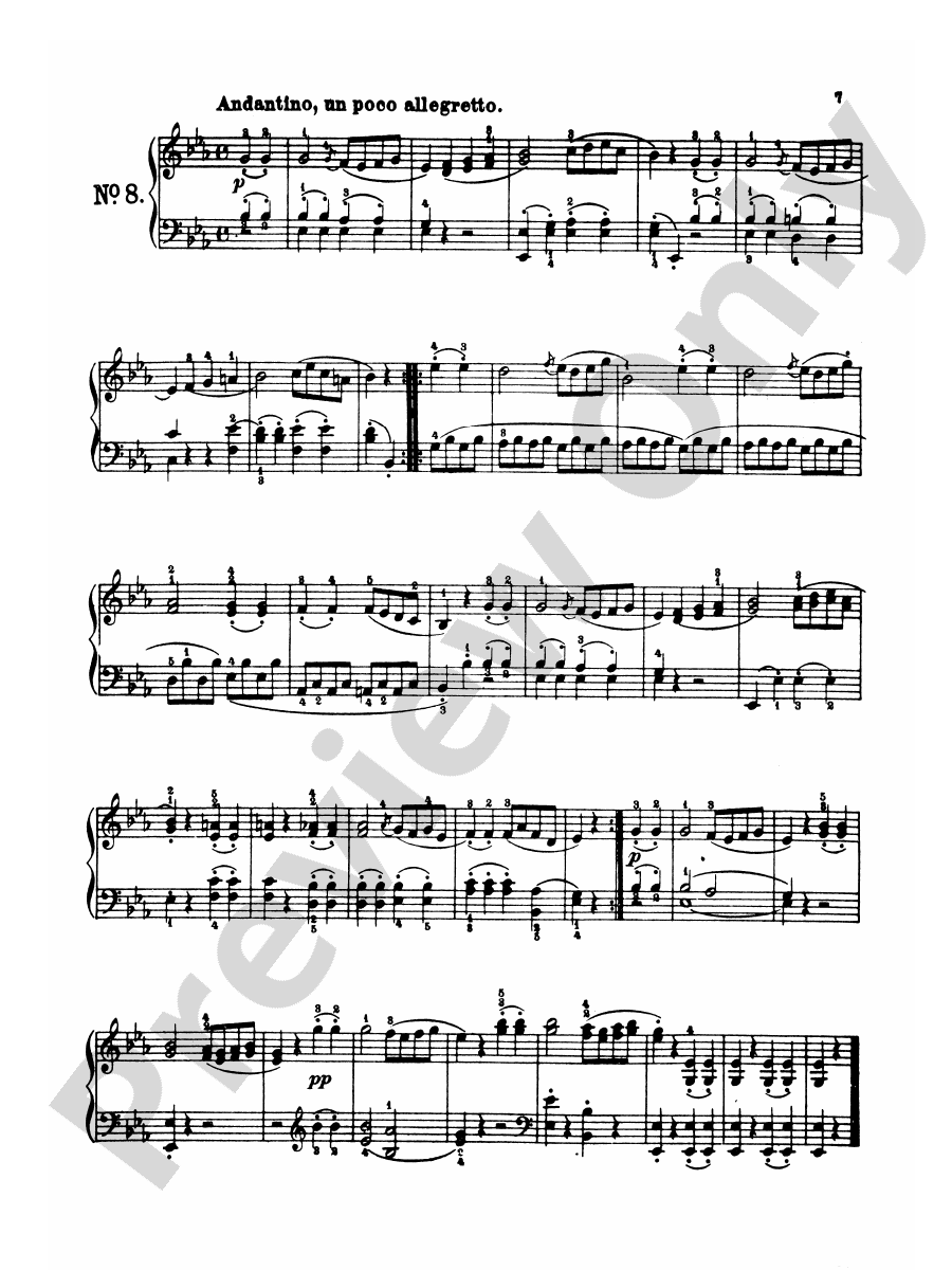 Haydn: A First Haydn Book: From 12 Easy Pieces, No. 8 Part - Digital ...