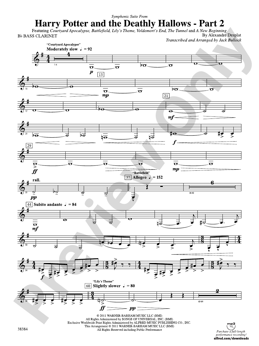 Harry Potter and the Deathly Hallows, Part 2, Symphonic Suite from B