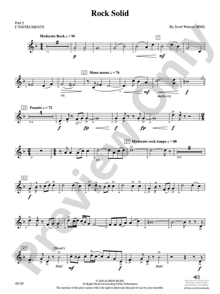 Rock Solid Part 2 F Instruments Part 2 F Instruments Part