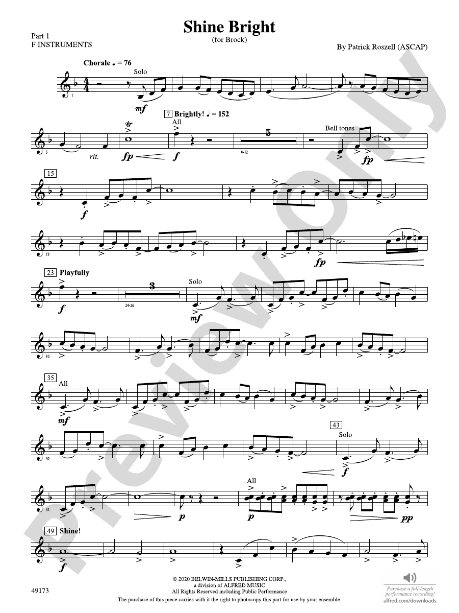 Shine Bright Part 1 F Instruments Part 1 F Instruments Part