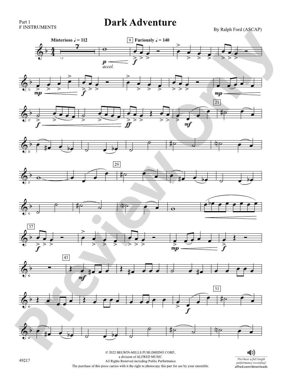 Dark Adventure Part 1 F Instruments Part 1 F Instruments Part