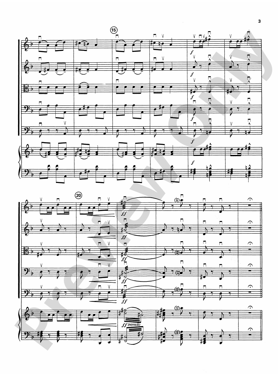 Carmen Suite: String Orchestra Conductor Score & Parts: Georges Bizet ...