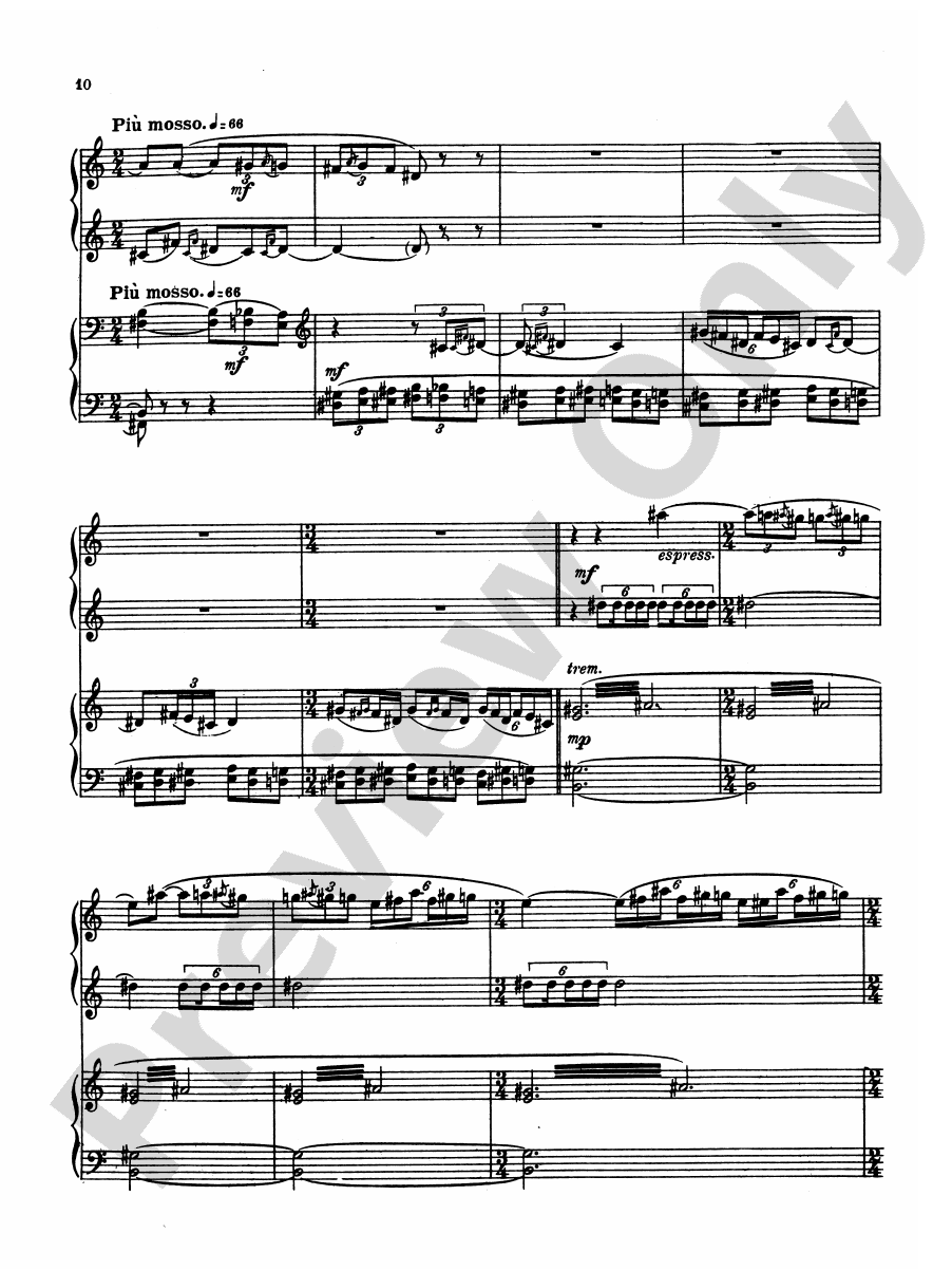 Stravinsky Rite Of Spring Piano Duet 1 Piano 4 Hands Book Igor Stravinsky Digital Sheet 4328