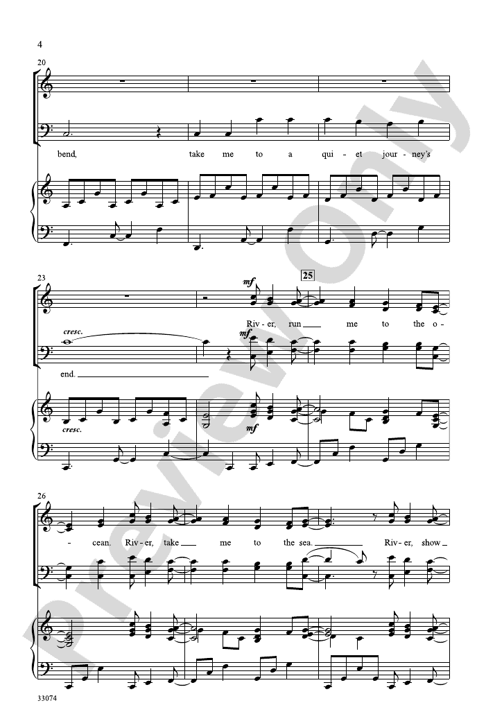 Riversong SATB Choral Octavo Andy Beck Digital Sheet Music Download