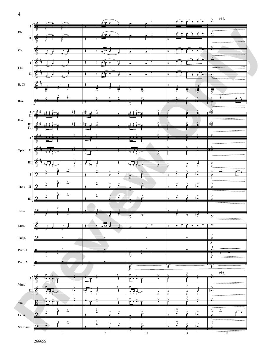 Medieval Legend Score Full Orchestra Score Digital Sheet Music Download