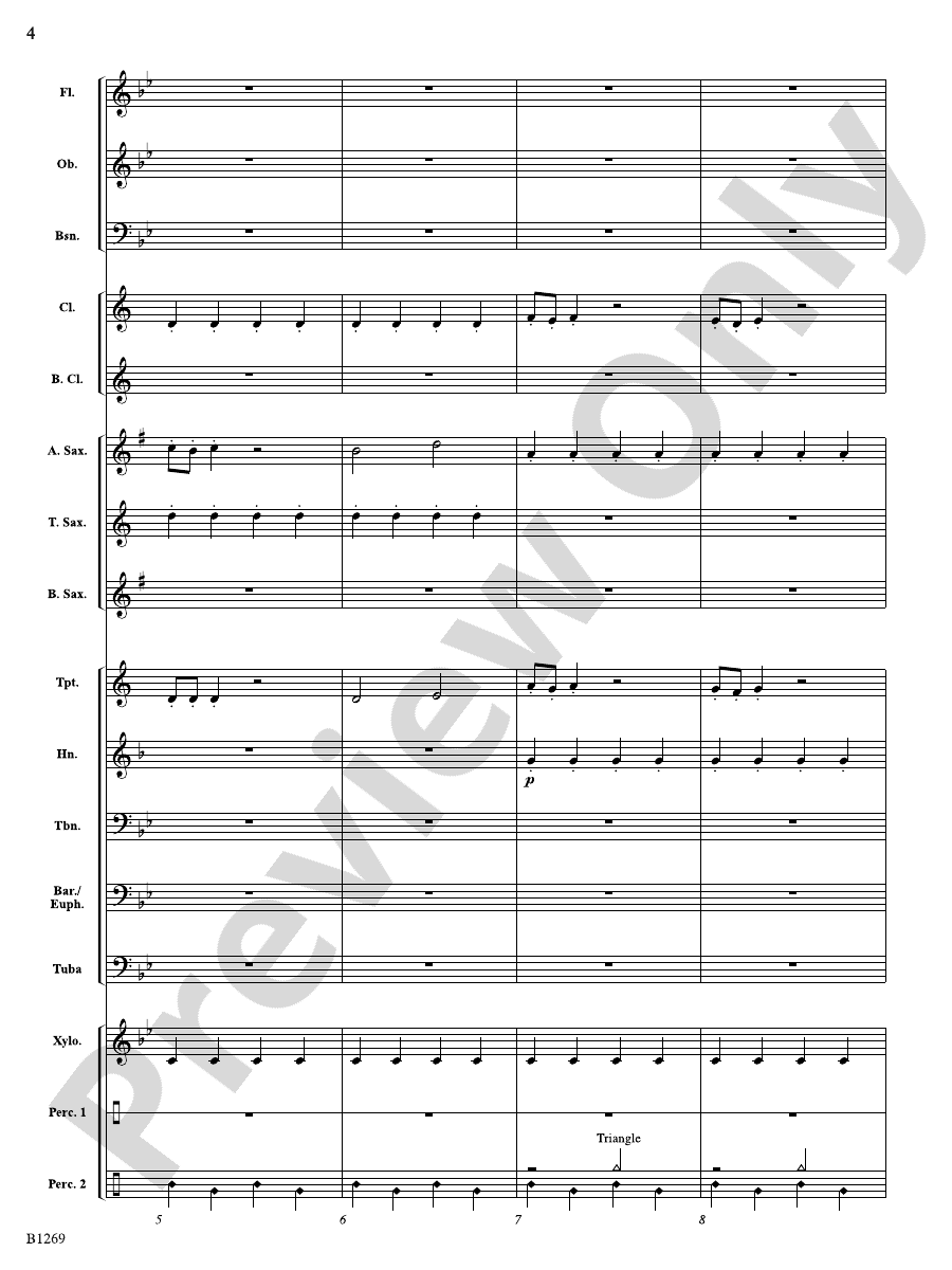 Midnight Mission Score Brian Balmages Digital Sheet Music Download 9864