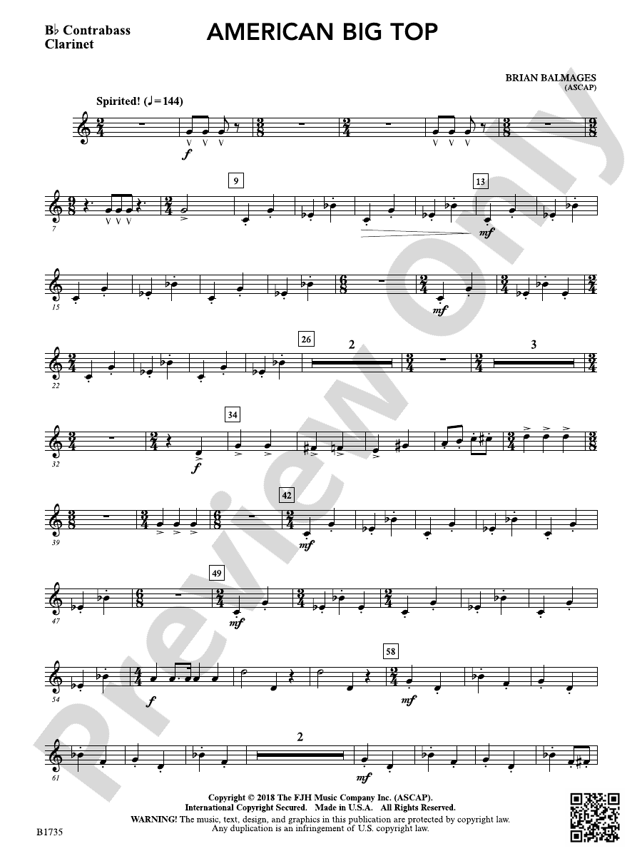 American Big Top: B-flat Contrabass Clarinet: B-flat Contrabass ...