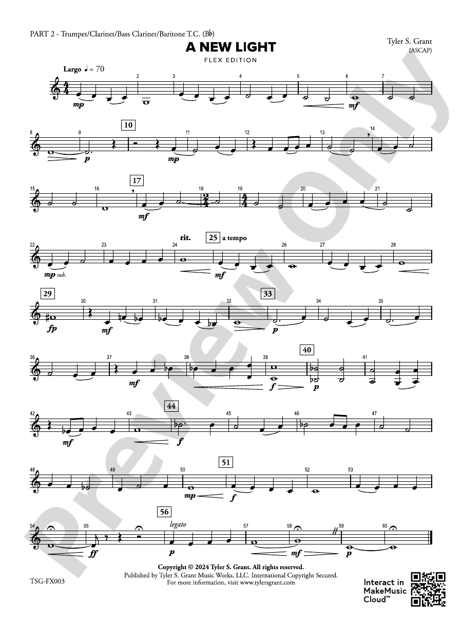 A New Light: Part 2 - B-flat Instruments: Part 2 - B-flat Instruments ...