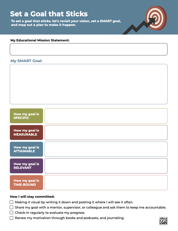 SMART Goals template