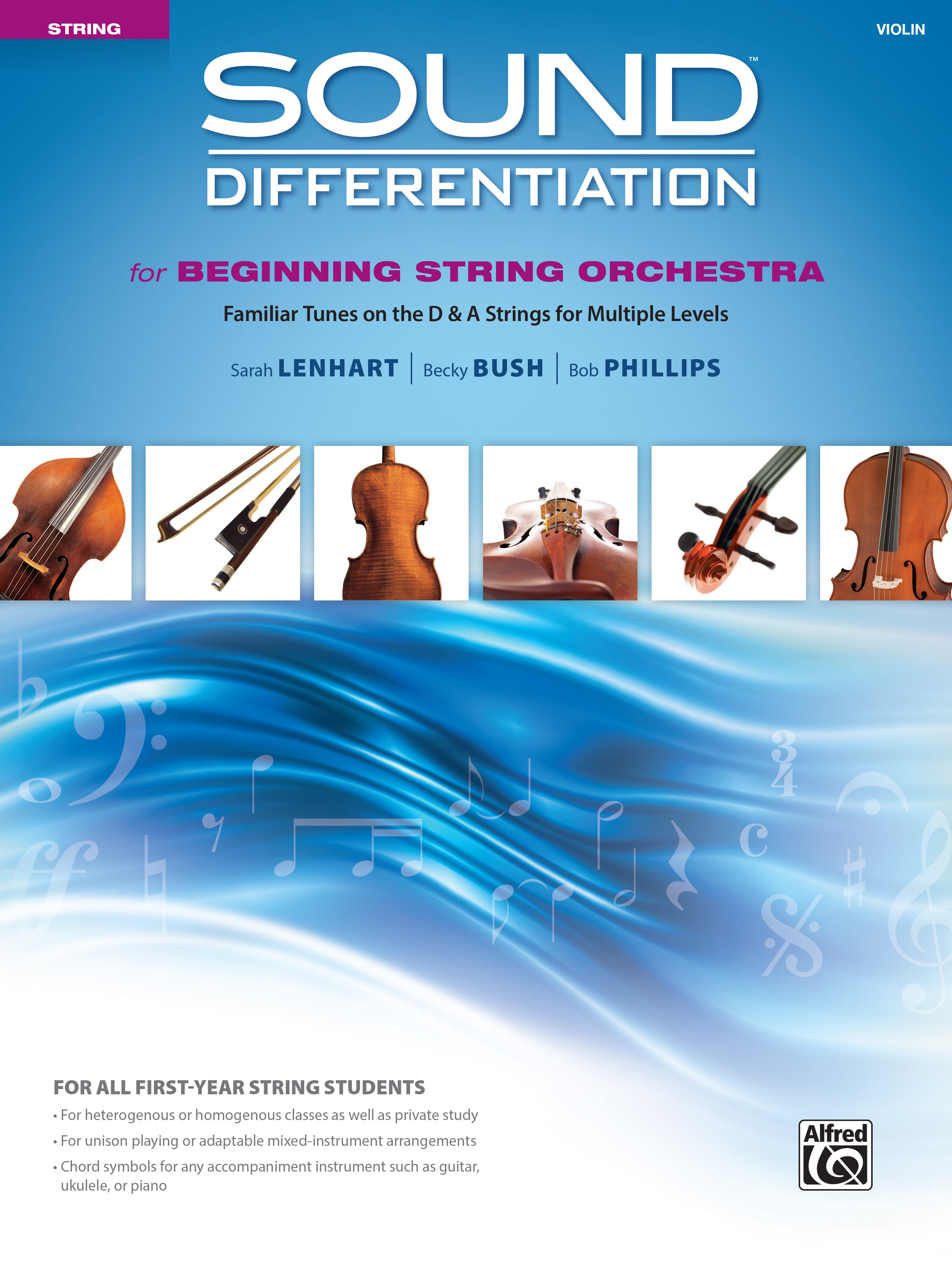 Sound Differentiation: Familiar Tunes on the D and A Strings with Differentiated Parts