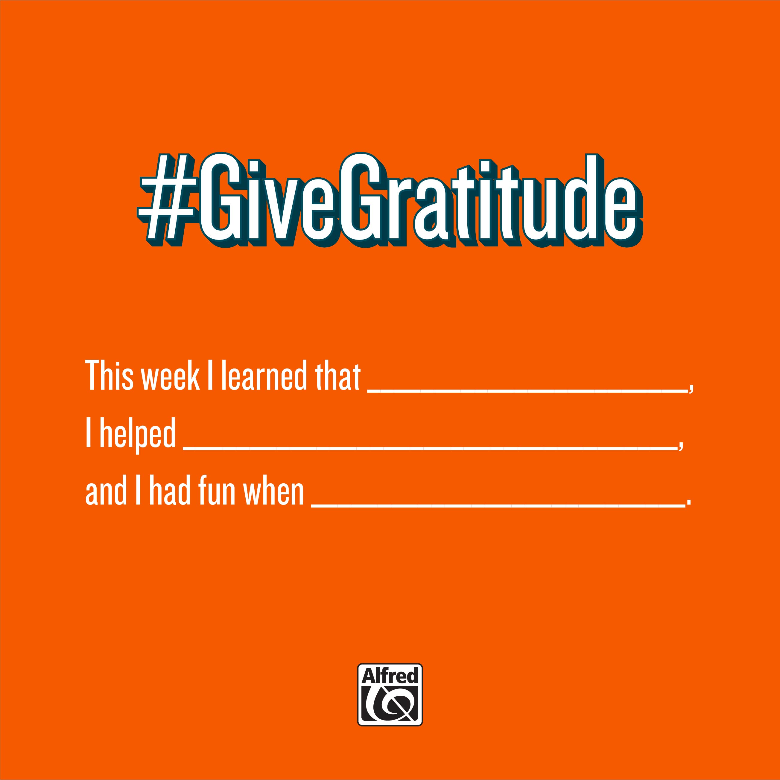 Give Thanks! Free Gratitude Journal Activity for Students and Teachers