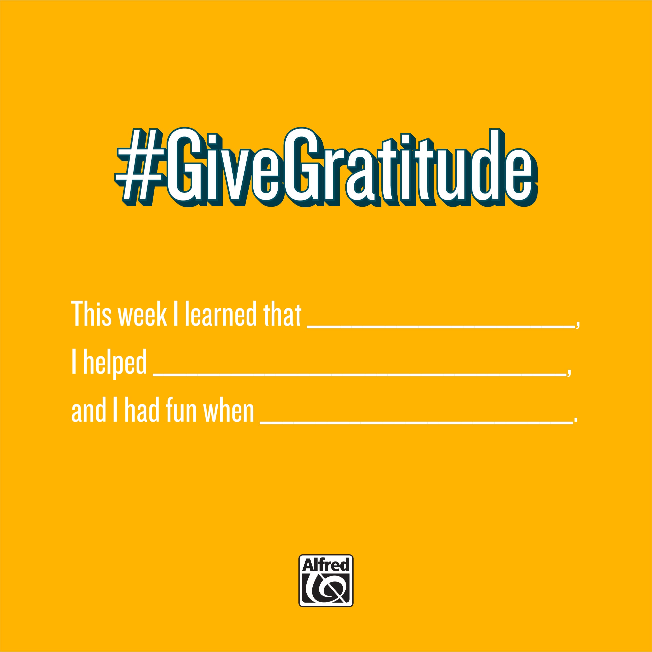 Give Thanks! Free Gratitude Journal Activity for Students and Teachers