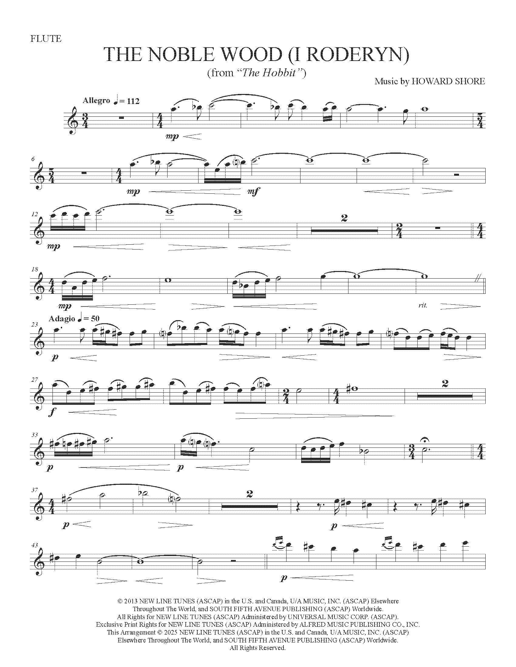 The Noble Wood (I Roderyn) in MakeMusic Cloud