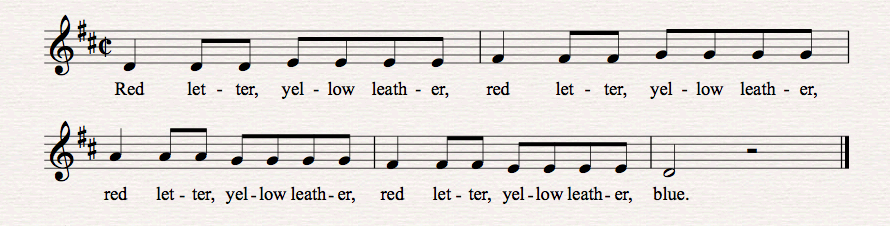 Choral Warm Up Example 2