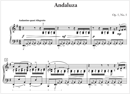 Andaluza excerpt
