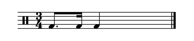 Rhythm Fill in the Blank Example