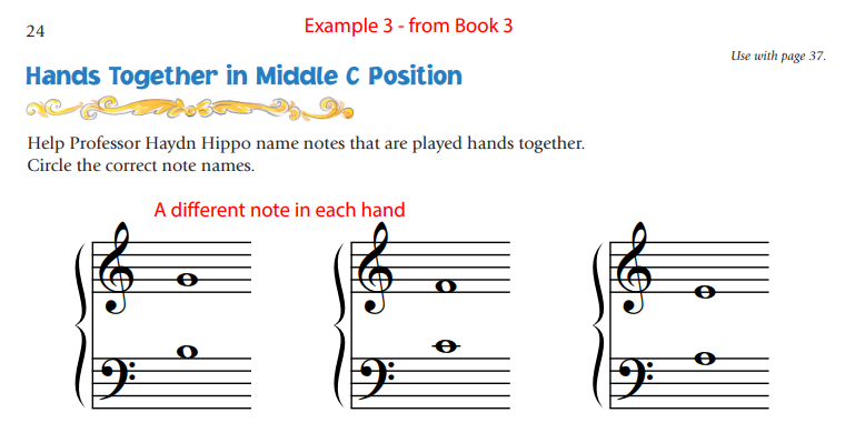 Music for Little Mozarts Notespeller ex. 3
