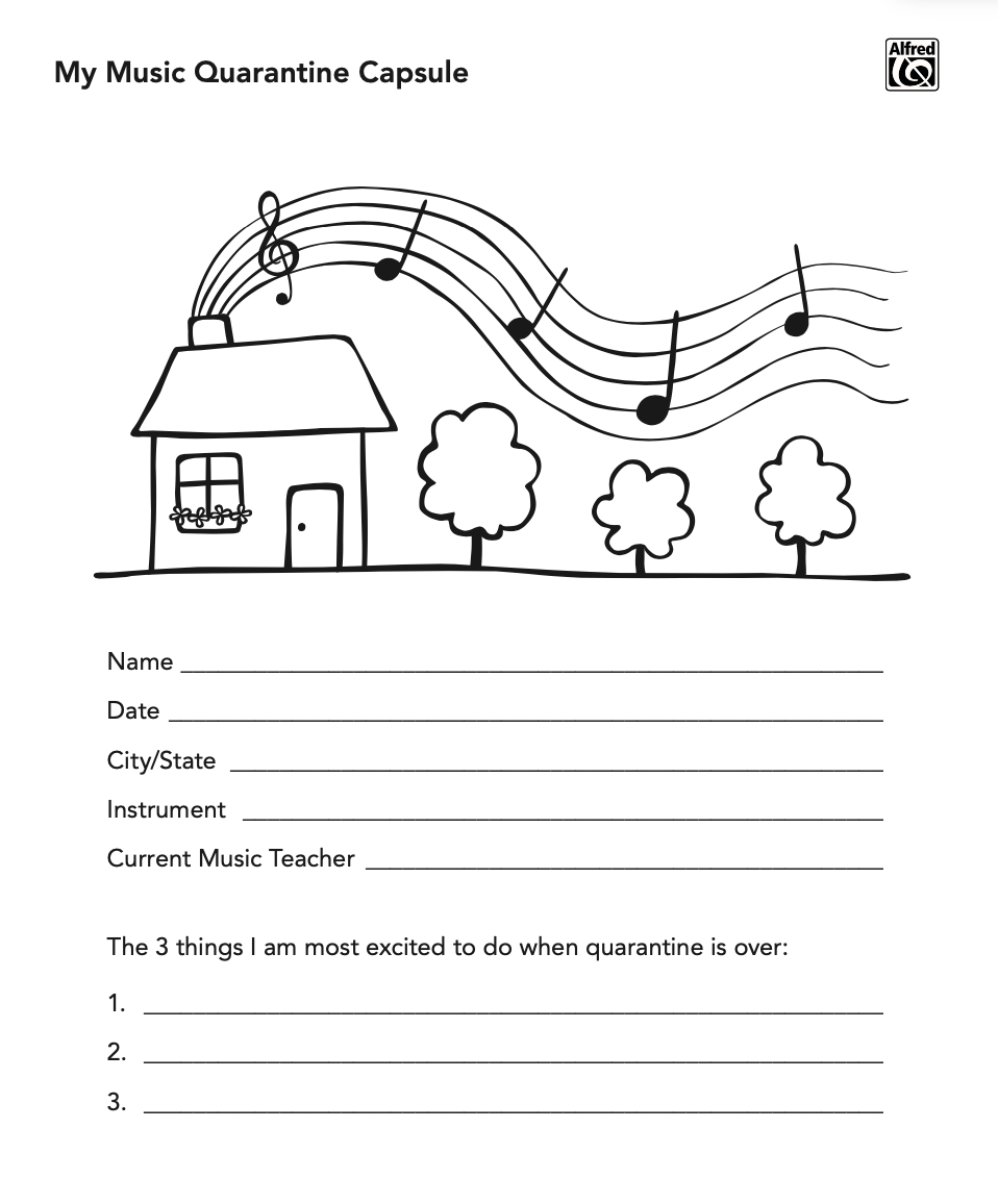 My Music Quarantine Capsule PDF