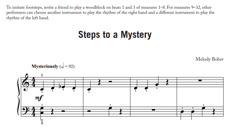 Steps to a Mystery excerpt