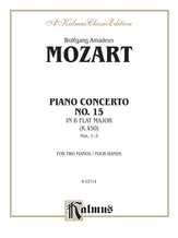 Mozart: Piano Concerto No. 15 in B flat Major, K. 450 - Piano Duets & Four Hands