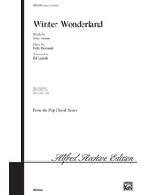 Winter Wonderland - Choral