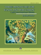 Three Miniatures for Winds and Percussion - Concert Band