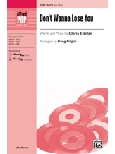 Don't Wanna Lose You - Choral