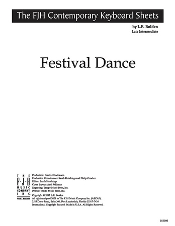 Festival Dance - Piano