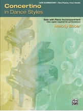 Concertino in Dance Styles: Solo with Piano Accompaniment - Piano Duo (2 Pianos, 4 Hands) - Piano Duets & Four Hands