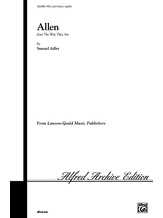 Allen (from <I>The Way They Are</I>) - Choral