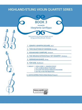 Highland/Etling Violin Quartet Series: Set 3 - Violin