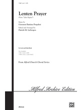 Lenten Prayer (from <i>Salve Regina</i>) - Choral