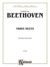 Beethoven: Three Duets for Violin and Cello - String Ensemble