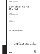 Now Thank We All Our God - Choral