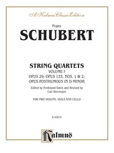 String Quartets, Volume I: Op. 29; Op. 125, Nos. 1 & 2; Op. Posth. in D Minor - String Quartet
