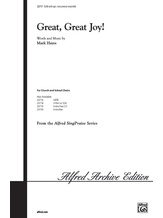 Great, Great Joy! - Choral