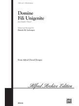 Domine Fili Unigenite (from <i>Gloria</i>) - Choral