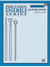 4/4 for Four - Percussion Ensemble