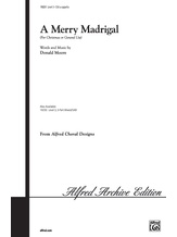 A Merry Madrigal (for Christmas or General Use) - Choral