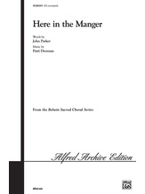 Here in the Manger - Choral